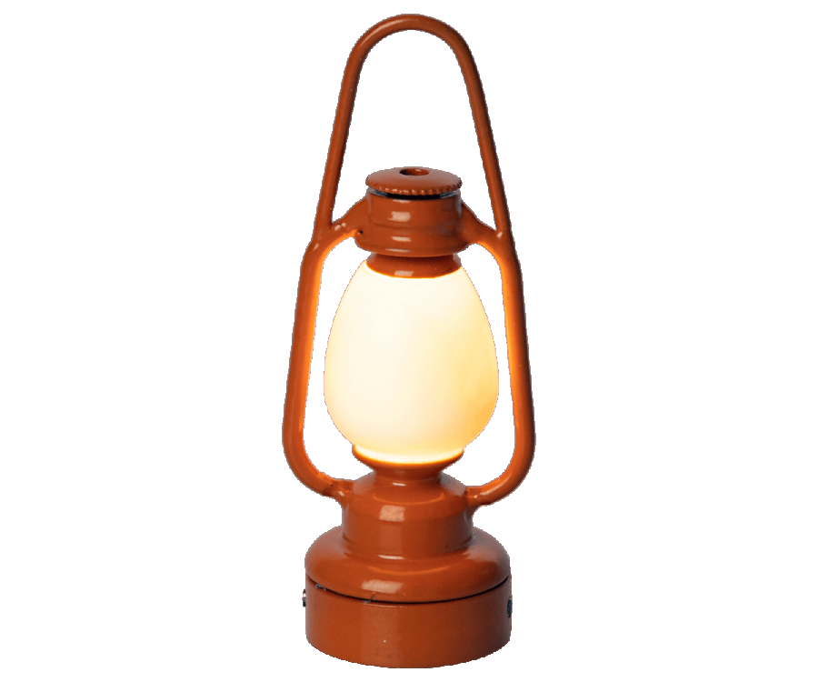 Maileg Vintage Lantern - Orange - gilt+gossamer