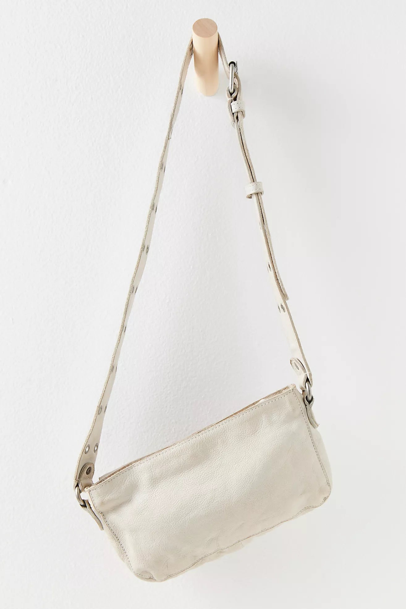 Free People Wade Leather Sling Bag - gilt+gossamer