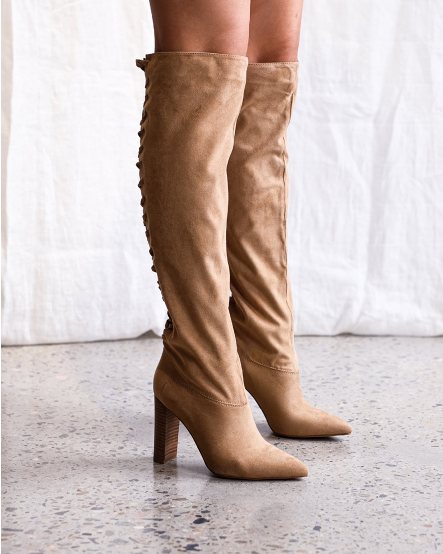 Billini Kimba Latte Suede Boot - gilt+gossamer