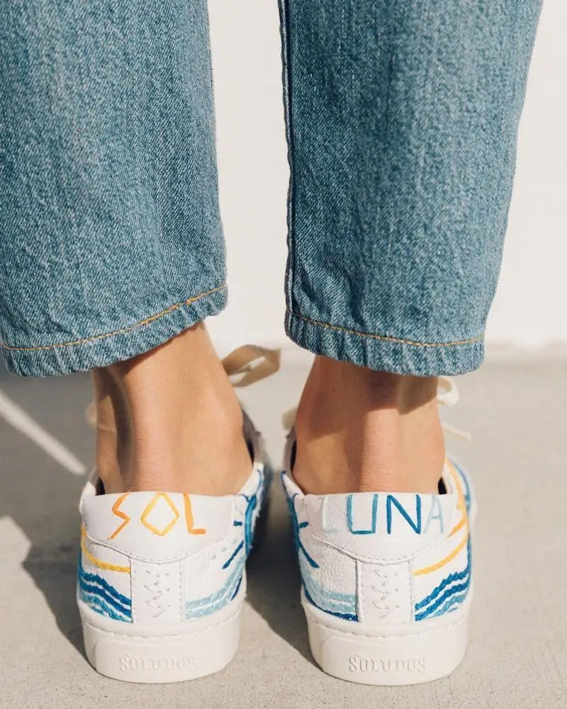 Soludos Sunrise Sunset Sneaker - gilt+gossamer